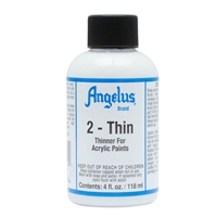 Angelus 2-Thin Thinners for Reducing Viscosity. 4 fl oz/119ml Bottle