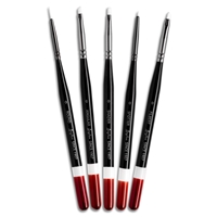 Angelus Micro Detail Paint Brushes 5 piece set