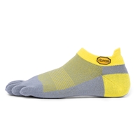 FiveFingers ATHLETIC NO SHOW Socks Yellow/Grey