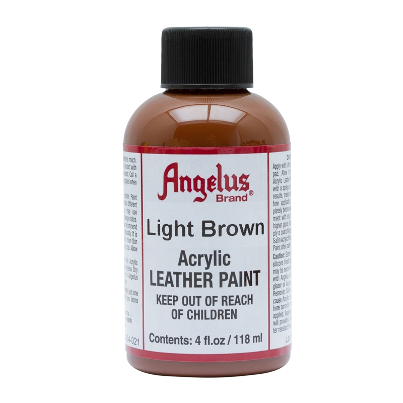 Angelus Acrylic Leather Paint, 4 oz., Dark Brown - Sam Flax Atlanta